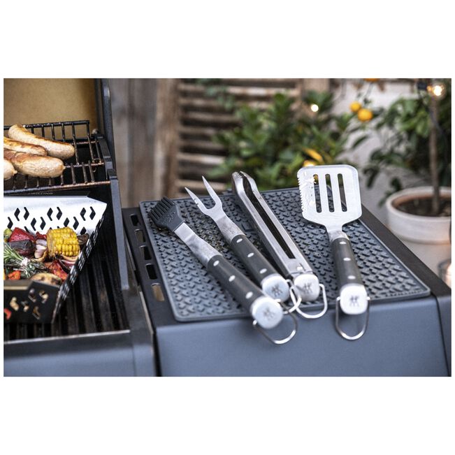 ZWILLING BBQ+ Triple-Rivet Stainless Steel 5-pc Grill Tool Set